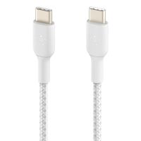 cable usb-c belkin cab004bt2mwh 60w 2 m blanco trenzado
