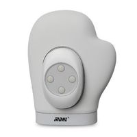 masajeador de manos md-h-01 con sistema envolvente 3 modos de masaje 3 niveles de intensidad y 3 niveles de calor bateria recargable de 2000 mah 185x235x9 cm color gris claro