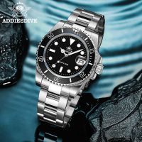 reloj addiesdive de acero inoxidable para hombre reloj de cuarzo de ocio de negocios europeo y americano reloj deportivo resistente al agua para exteriores