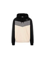 sudadera kappa imagino active man hombre blackwhite naturalgrey ultim