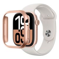 funda protectora amazingthing apple watch series 10 46mm oro rosa policarbonato
