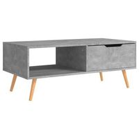 mueble de tv madera de ingenieria gris hormigon 100x495x43 cm vidaxl