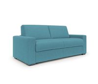 nixon sofa convertible con colchon h20 en tela impermeable 200 cm mat 140x197 azul claro