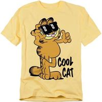 garfield camiseta cool cat para hombre