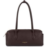 lancaster bolso de mano trotteur con cremallera donna cube marron oscuro para mujer