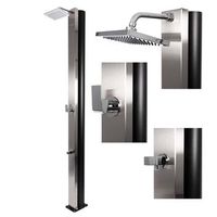 ducha solar piscina jardin exterior watermixer rt crm 30l lavapies rociador frontal 112 - acero inox aisi 304