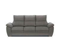 sofa 3 plazas de microfibra argos color gris
