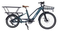 o2 feel equo cargo power 4 2 shimano deore 10v 720 wh 20 26   bicicleta electrica longtail verde esmeralda   producto reacondicionado
