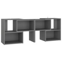 mueble tv  mueble de salon  armario tv madera contrachapada gris 104x30x52 cm