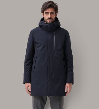 DUNO para hombre. PLANET Parka Planet marino (52), Casual, Poliamida