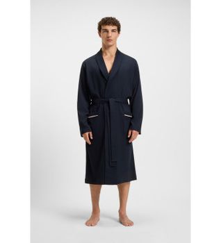 BOSS para hombre. 50545943 Bata BM marino (XXL), Homewear, Poliéster