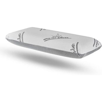 DECASATEXTIL®- Almohada viscoelástica para un Descanso de Calidad- Carbono activo natural, con núcleo viscoelástico perforado de alta densidad, indeformable, , hipoalergénica, transpirable. Tacto
