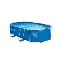 piscina tabular ovalada con estructura metalica 488x305x107cm  kit completo de accesorios