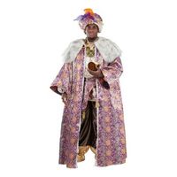 disfraz o traje de rey mago baltasar deluxe para hombre