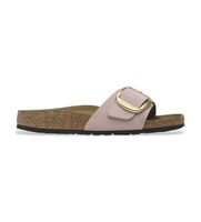 birkenstock para mujer 1027056 sandalias de piel madrid big buckle ajuste estrecho rosa 39 plano ninguno casual