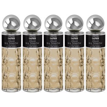Pack De 5 Eau De Parfum Hombre Saphir Oud 200 Ml