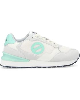 de NO NAME - TOVA SNEAKER WOMAN SUEDE-MESH-NAPA WHITE