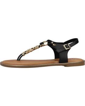 de PORRONET SANDALIA PLANA MUJER PORRONET 3112PO NEGRA CON TIRAS DECORADAS NEGRO