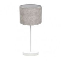 sobremesa jerte 1xe14 blancocemento gris 42x17x17 cm marca fabrilamp