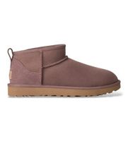 ugg para mujer 1116109 botas de piel classic ultra mini topo 36 plano ante ninguno casual taupe
