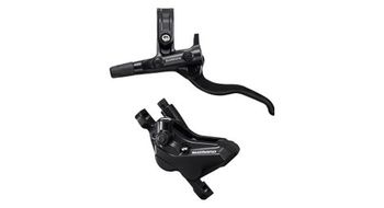 Freno de disco delantero shimano bl m4100   br mt420  sin disco  negro