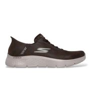skechers para hombre 216326 zapatillas slip-ins go walk flex - smooth motion marron 46 tela plano ninguno casual