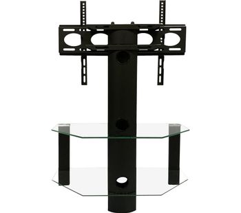 Century 800 mm TV Stand with Bracket - Black, Black