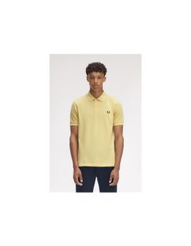 Polo Fred Perry Plain Hombre Amarillo