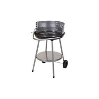 barbacoa carbon redonda con ruedas marca non