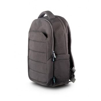Mochila Urban Factory ELB14UF reciclada gris para portátiles hasta 14 pulgadas resistente al agua