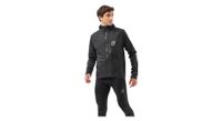 chaqueta impermeable compressport thunderstorm negra para hombre