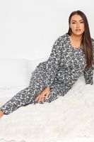 yours pijama gris de algodon con osos