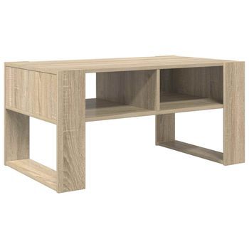 Mesa De Café | Mesa De Centro Roble Sonoma 92 X 53 X 45 Cm Madera De Ingeniería