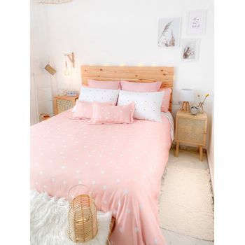 Funda Nórdica Topos Rosa -  Cama135 (220x270)