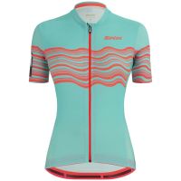 santini womens tono profilo jersey - xs - aqua