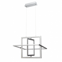colgante led lexie cromo regulable 4000k 50w d45