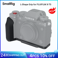 empunadura en forma de l smallrig x-t5 para camara fujifilm x-t5 con placa de liberacion rapida para arca boton de obturador de empunadura de silicona 4260