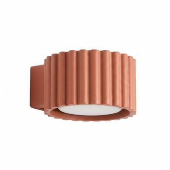 Aplique ocre rojo aluminio alt. 6 cm