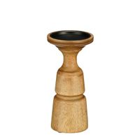 candelero nino marron oscuro  h21xb21xl21cm