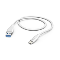 hama cable usb a - usb c 20 480mbts 3a 15m blanco