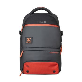 Mochila Nox Luxury Open Series Negro Rojo