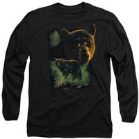 wildlife camiseta manga larga black bears para mujer