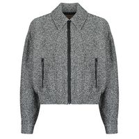 michael michael kors chaqueta tweed bomber para mujer
