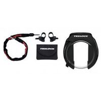 trelock candado para cuadro combi rs351 p-o-c 100cm - 6 mm con soporte zr355 negro