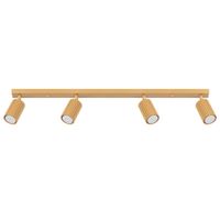 lampara de techo dorado aluminio alt 81 cm