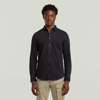 G-Star Raw Camisa manga larga D27681-D942-H497 WORN IN OYSTER para hombre