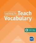 learning to teach vocabulary