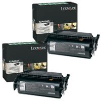 original multipack lexmark x620 printer toner cartridges 2 pack -12a6865