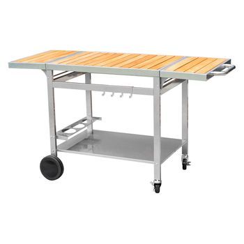 Carrito De Madera Y Metal Para Plancha Grandi Xl