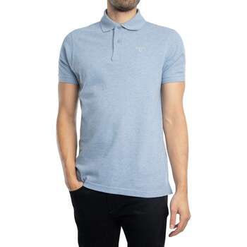 Barbour Polo Polo de piqué de tartán para hombre